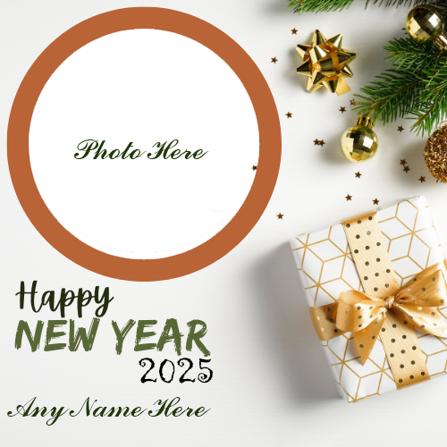 Download Personalized New Year 2025 Card With Picture