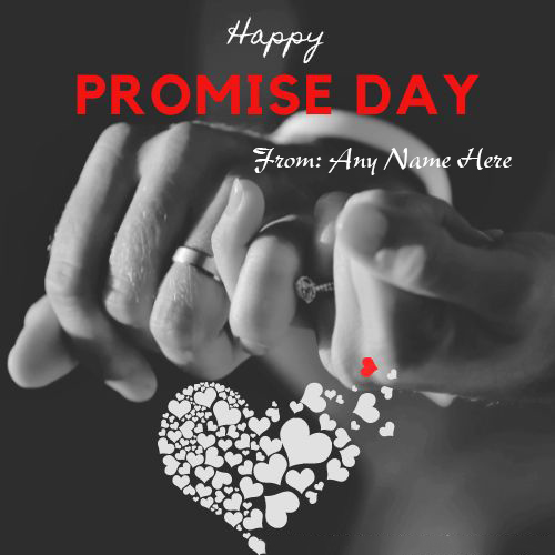 Free Happy Promise Day 2025 Card with Name Custom Edit