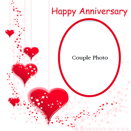 Online Happy Anniversary Greeting With Photo Editor