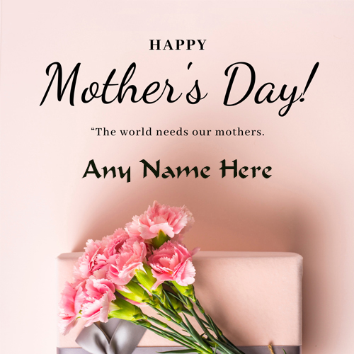 Customized Greeting Mother’s Day Card with Name