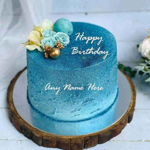 Birthday Cake Design With Custom Name Wishes