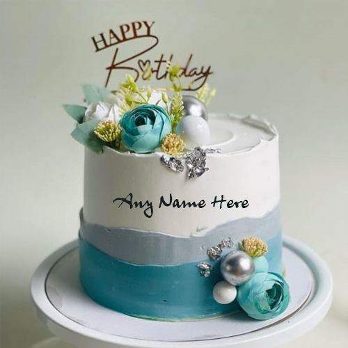 Create Joyful Birthday Cake Designs With Custom Names