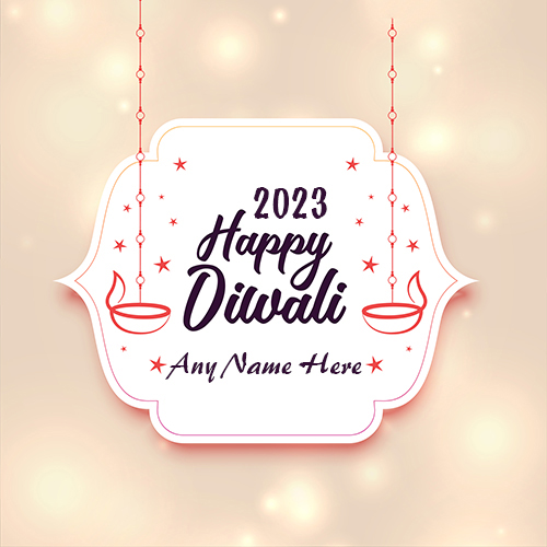 Personalized Diwali 2025 Cards With Name And Image Editor