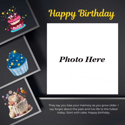 Wishing You a Magical Happiest Birthday Wish Card with Name and Photos