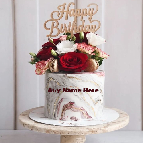 Free Online Happy Birthday Name or Text Custom Edit