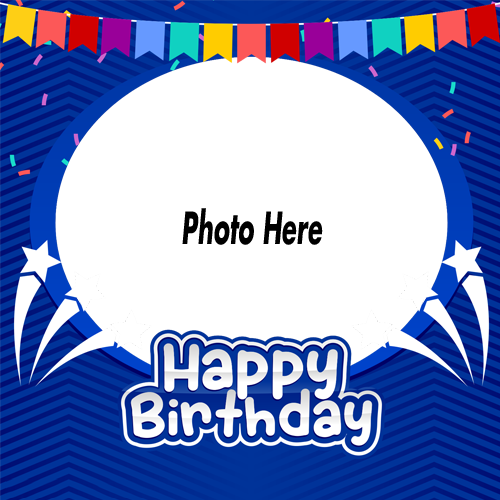 Happy Birthday Card with Photo Customization