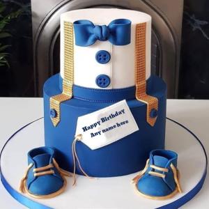 Add A Name To Prince-Themed Birthday Cake