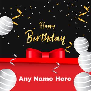 Happy Birthday Card Image with Name Features
