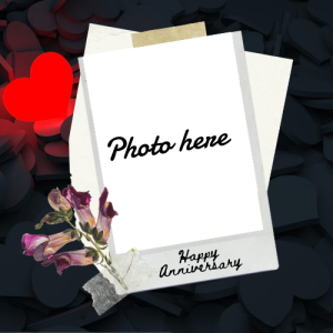 Wedding Anniversary Photo Frame Editing Available Online