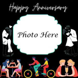 Happy Marriage Anniversary Photo Frames Customizable