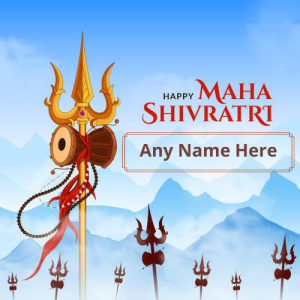 Maha Shivratri 2025 Card with Name Customization