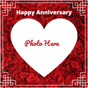 Happy Anniversary with Photo Editing