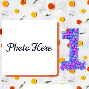 One Month Completed Baby Photo Frame Free Editing