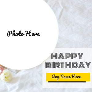 Unique Birthday Greeting Card With Photo Customization