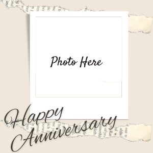Couple Photo Anniversary Greeting With Name Personalization