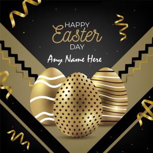 Create Happy Easter Day Wishes Card with Any Name Custom Edit