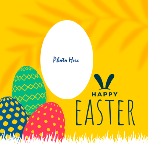 Happy Easter Day Wishes with Name and Picture Editing