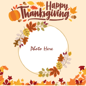 Thanksgiving 2025 Photo Frame For Personal Use