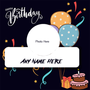 Custom Birthday Card With Photo And Name For Surprises