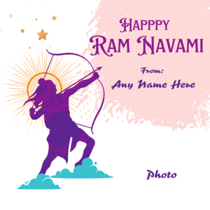 Ram Navami 2025 Greetings With Name And Photo Free Editing
