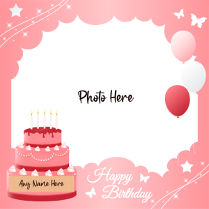 Birthday Wishing Cards with Names and Photos - Free Online Editor