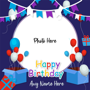 Customized Happy Birthday Cards with Names and Photos - Free Online Editor